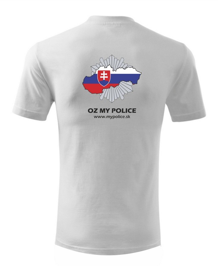  My Police Tričko Biela