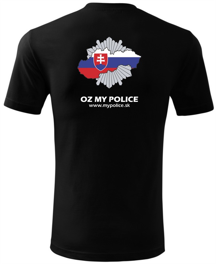  My Police Tričko Čierna
