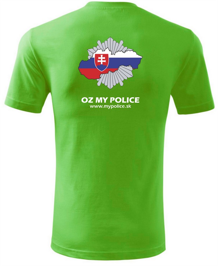  My Police Tričko Zelená